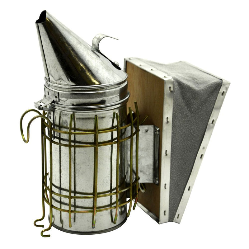 Small Galvanised Smoker with Guard 6" x 3.5"