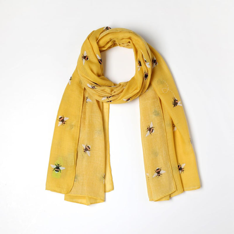 Bumble Bee Scarf from Recycled Bottles