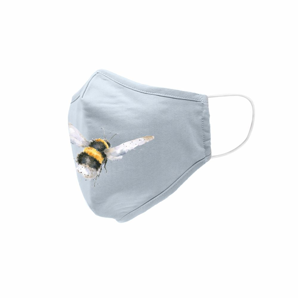Blue Bee Face Mask