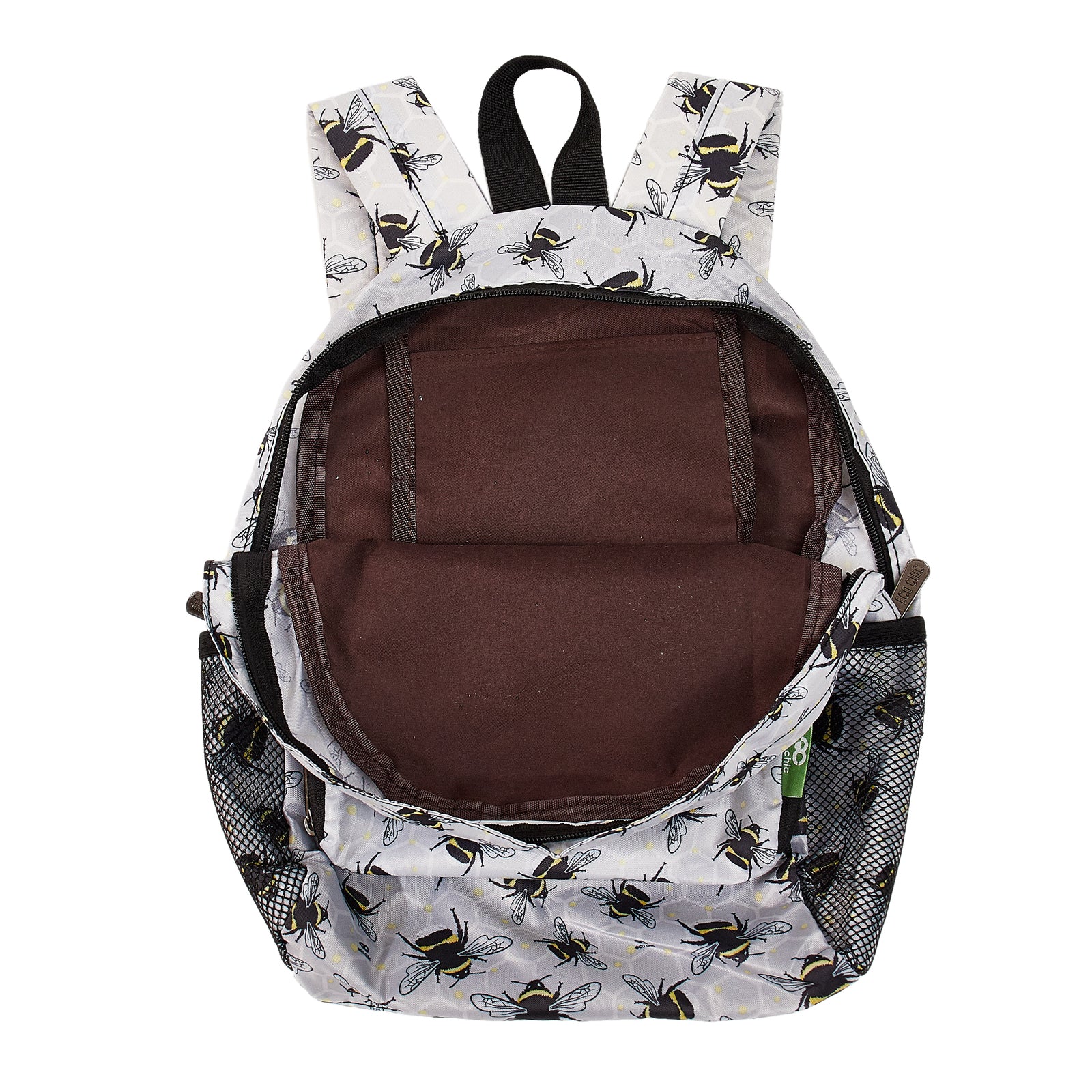 foldable mini backpack Mini Foldable Backpack | Bee Print