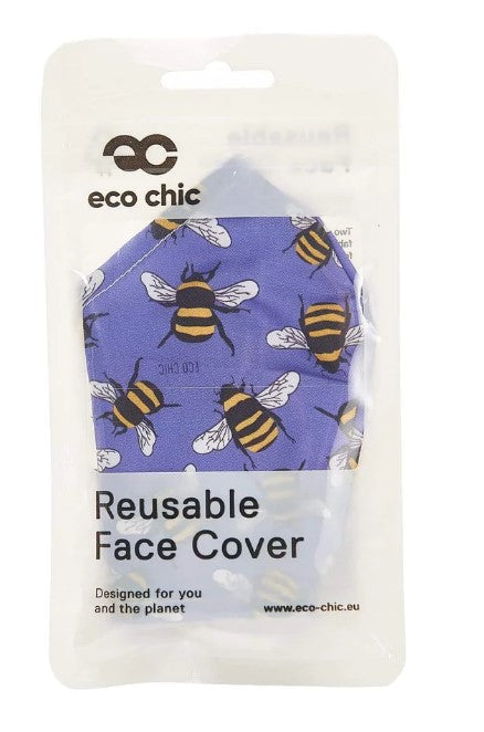 Blue Bee Face Cover