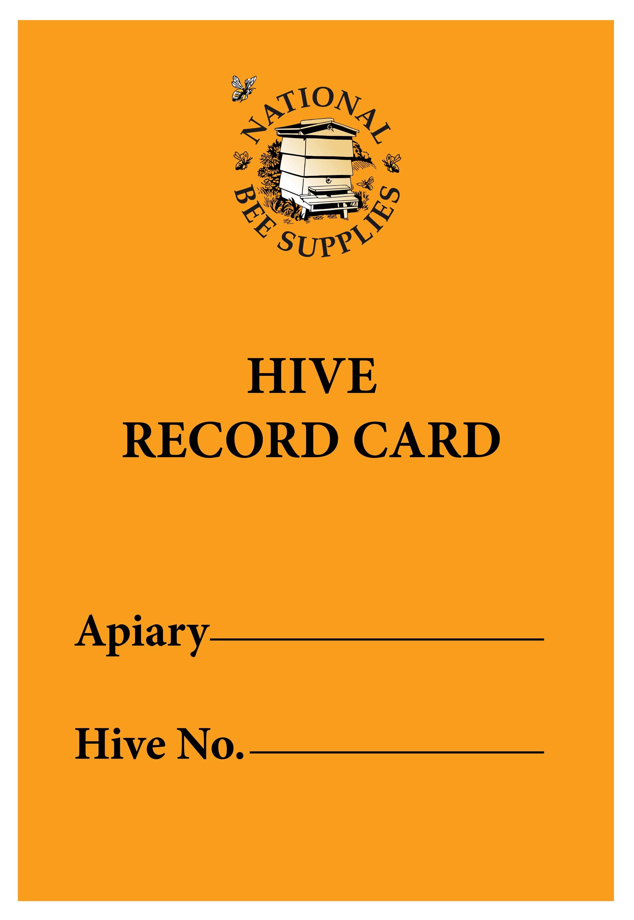 Hive Record Card