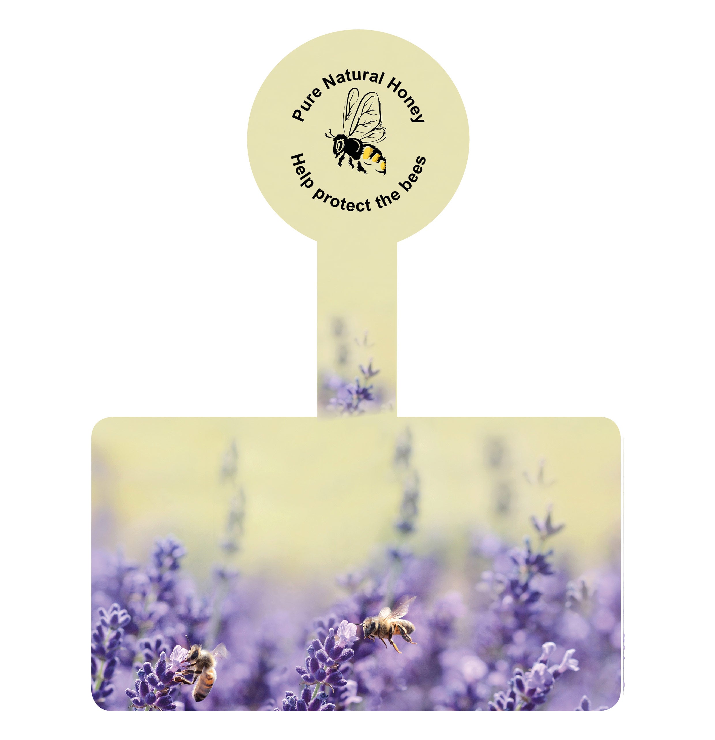 Lavender Anti Tamper Label (100)